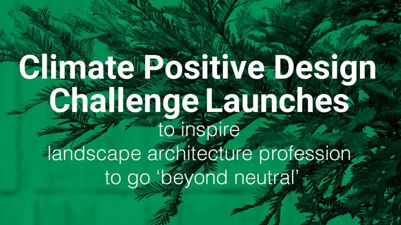 Climate Positive Design Launch