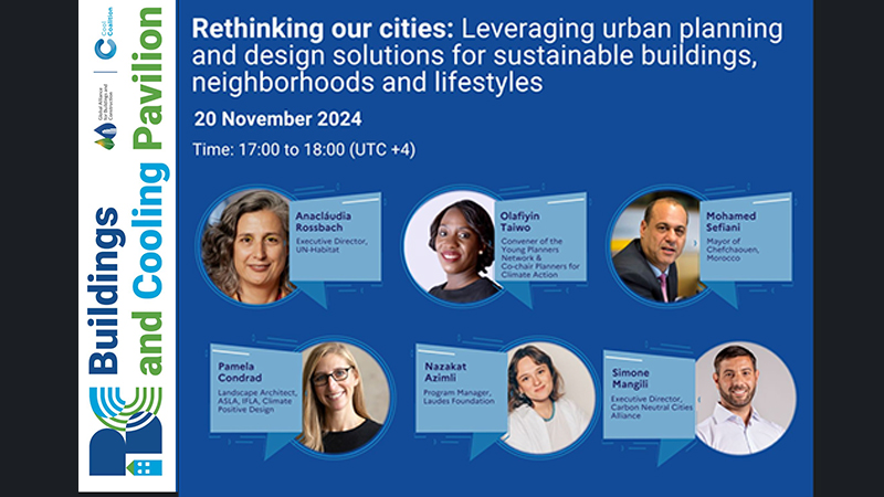 Rethinking our Cities: Leveraging Urban Planning and Design Solutions for Sustainable Buildings, Neighborhoods and Lifestyles